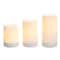 6 Packs: 3 ct. (18 total) White LED Pillar Candles by Ashland®